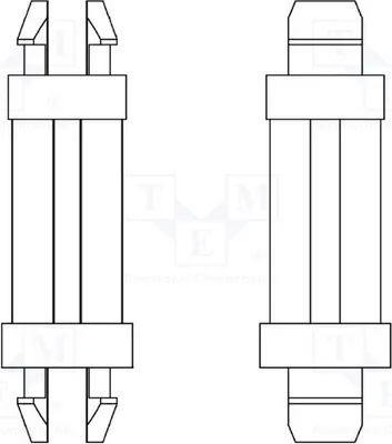 Produktbild von 10x t  66 8G801V41842 Kuntoff-Montagestifte L: 14,3mm