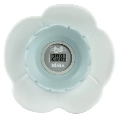 Image de Thermomètre numérique multifonction Beaba Lotus - Bleu vert ; 920376