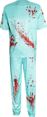 Produktbild von Bristol Novelty - "Bloody Doctor" Kostüm - Herren BN5953 (L) (Blau)