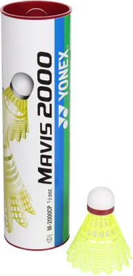 Image de Multipack 2pcs Mavis 2000 volants de badminton rouge, tube 6 pièces
