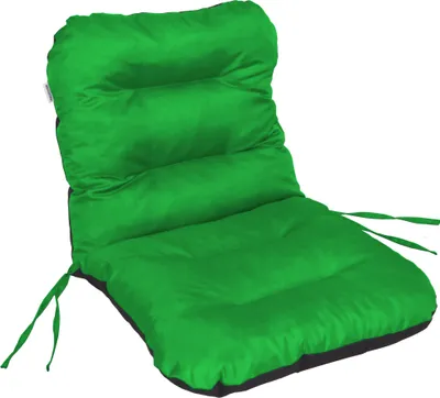 Produktbild von Gartenkissen, Gartenstuhlkissen, bequemer Sitz, Sesselkissen, Stuhlkissen, Sesselkissen, Stuhlpolster, Liegekissen, Grün, 96 x 48 cm