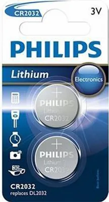 Immagine prodotto di Batteria Philips CR2032 - 2 pezzi.