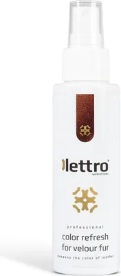 Produktbild von Farbauffrischer für Wildleder- und Nubukschuhe - Lettro Farbauffrischung für Veloursfell - 100 ml