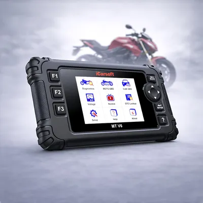 Produktbild von OBD2 Diagnosegerät Scanner iCarsoft MT V6 kompatibel mit DUCATI Motorräder inkl. Adapter & e Updates