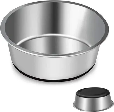 Immagine prodotto di Vassoio per cani di grandi dimensioni con base antiscivolo in silicone - Vassoio per cani di taglia media e grande, 2500 ml