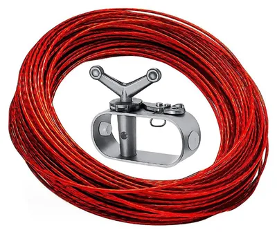 Productafbeelding van Draadstang voor zwembadafdekkingen, 2 mm gecoat staalkabel (21 meter)