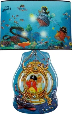 Produktbild von Coppenrath Die Spiegelburg 13732 Capt'n Sharky - Wandsticker mit Licht , ca. 21x40x1 cm, inkl. Batterien