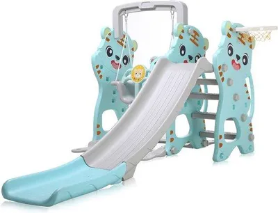 Produktbild von Kinder-Schaukel für Spielplatz - Inneneinrichtung und Außenbereich - für Kinder - 210 x 187 x 122 cm