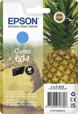 Image de Patrone Epson 604 cyan T10G2