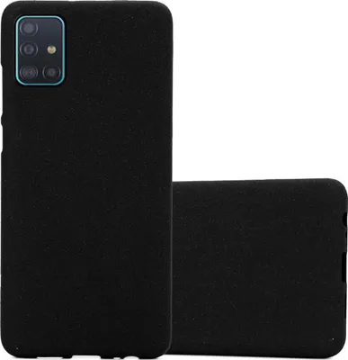 Image de Cadorabo Housse pour Samsung Galaxy A51 5G Housse en noir Housse téléphone portable TPU Etui Cover Case