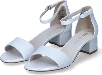 Produktbild von Tamaris Damen Sandalen/ Sandaletten/ Riemchensandaletten Weiß Synthetik  Größe: 37