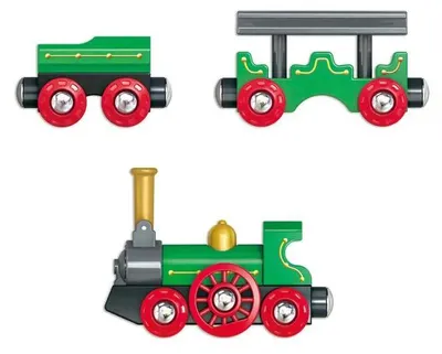 Immagine prodotto di Treno retrò Hape con camino pieghevole