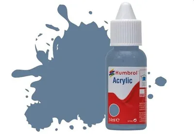 Image de Humbrol  DB0157 HUMBROL FLACON À GOUTTE-À-GOUTTE ACRYLIQUE 14 ML N° 157 Bleu azur mat - NEUF