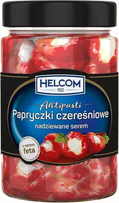Zdjęcie produktu dla Helcom Papryczki Czereśniowe Nadziewane Serem 260 g