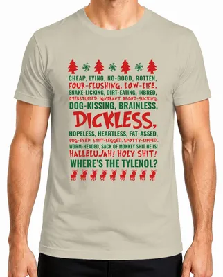 Zdjęcie produktu dla WHERES THE TYLENOL Christmas Ugly Sweater Beautiful Christmas Griswold Koszulka męska, Nature, XXL