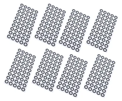 Obrázok produktu pre 500 ks 3D skenovanie Marker 6 mm ID 10 mm OD Referenčný bod Difúzne odrazové značky 3D skenovanie Sledovanie bodov