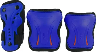 Produktbild von Sfr Skates Essentials Triple Pad Set Blau M Jungen,Mädchen Blau M
