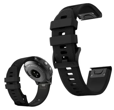 Zdjęcie produktu dla Pasek QuickFit ChronSmarta do smartwatch'a do Garmin Fenix 6s Solar / 7s Solar Pro / 8 AMOLED (Czarny)