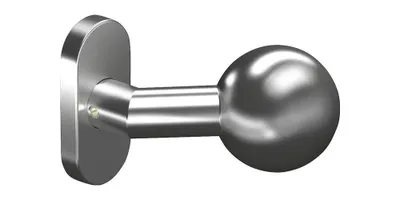 Immagine prodotto di OGRO pomolo per porte profilate 3548V/6620 AL Materiale Alu.F1 fisso - 90055002372