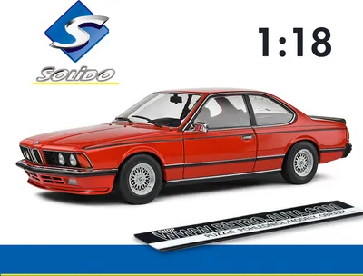 Zdjęcie produktu dla BMW 635 CSI (E24) 1984 - czerwony SOLIDO 1:18