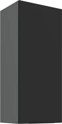Produktbild von Hoher Wandschrank LUNARA – Breite 40 cm, Schwarz/Anthrazit