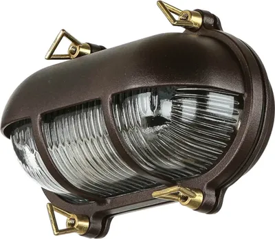 Produktbild von Wandleuchte außen Echt-Messing Glas IP64 E27 rostfrei Maritim Bullauge Außenlampe Garten Haus