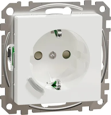 Produktbild von Merten Connected SCHUKO-Steckdose Aktivweiß glänzend MEG2380-0325 (MEG2380-0325)