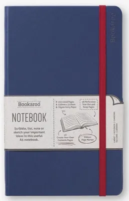 Immagine prodotto di Bookaroo Taccuino A5 con copertina rigida, blu scuro