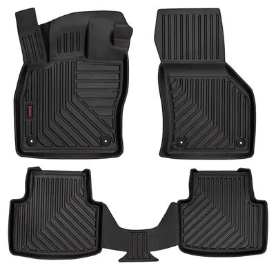 Zdjęcie produktu dla Dywaniki gumowe do Volkswagen Passat B8 2014-2023 (sedan/kombi) – 4 szt., czarne, dopasowane