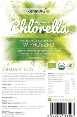 Obrázok produktu pre Kenay doplnky stravy Eko Chlorella, BI3219