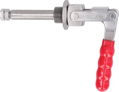 Obrázek produktu pro 66,8 mm zdvih, 180° posuvný/tažný kolenový upínací mechanismus, 318 kg (701 lbs) přídržné síly, ruční kolenový upínací mechanismus