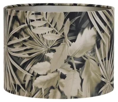 Produktbild von Lampenschirm Zylinder PALM SEPIA von Light & Living Samt Braun Ø20x15 cm