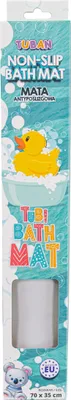 Produktbild von Tuban TU3833, Rutschfeste Badematte, Kinder, Grau, 350 mm, 700 mm, 65 mm