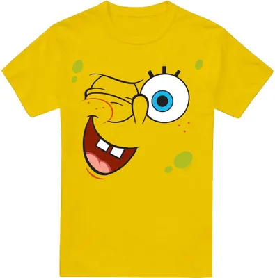Obrázek produktu pro SpongeBob SquarePants - "Winking" tričko pro muže TV6529 (M) (Žlutá)
