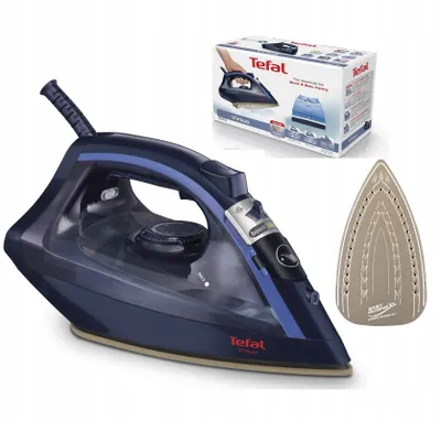 Produktbild von TEFAL Virtuo Dampfbügeleisen FV1739 Marineblau 2000W Waschmaschine KABEL 1.9M