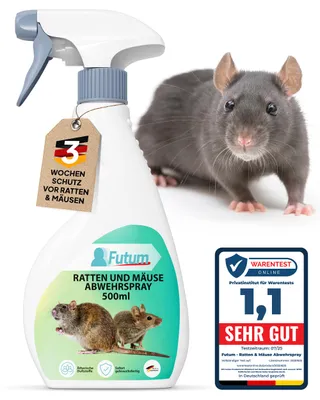 Produktbild von FUTUM 1x500ml Ratten- & Mäuse Abwehrspray