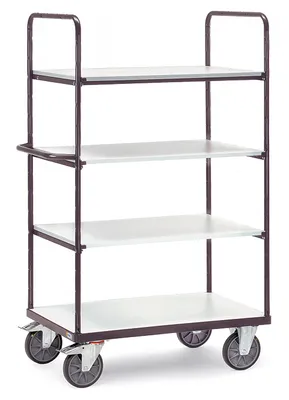 Image de Chariot à étagères Fetra ESD jusqu'à 4 tablettes, électroconducteur 1200 x 800 mm