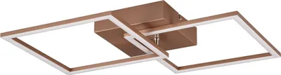 Zdjęcie produktu dla Lampa sufitowa LED TRAIL 20W 3000K 2250lm metal brązowa-odcienie brązu wym:7x70x39cm IP20 RL