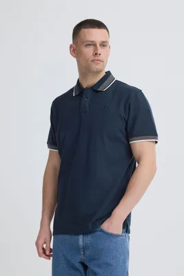 Produktbild von Blend BHFons Herren Poloshirt Polohemd Shirt 100% Baumwolle Regular Fit