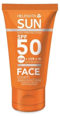 Immagine prodotto di Helenvita, protezione solare, protezione UVA e UVB, crema solare, per il viso, SPF 50, 50 ml