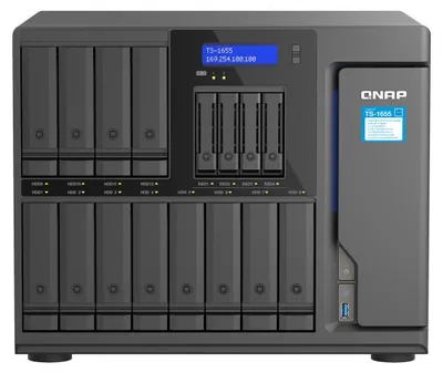 Produktbild von QNAP TS-1655, NAS, Tower, Intel Atom®, C5125, 8 GB, DDR4