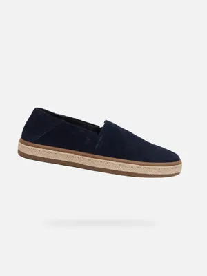 Produktbild von Geox Pantelleria Herren-Espadrilles in Dunkelblau zum Hineinschlüpfen 42