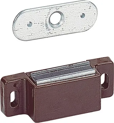 Obrázok produktu pre Magnetická západka M 71 GP / M 92 GP Plast, oceľ biela 40 N Pevný protiplech