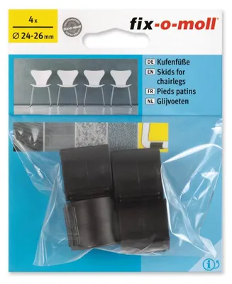 Produktbild von Kufenfüße rund 24-26mm fix-o-moll