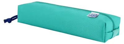 Imagen del producto de Oxford, estuche rectangular para bolígrafos, modelo Kangoo con goma, 22 cm, color IceMint