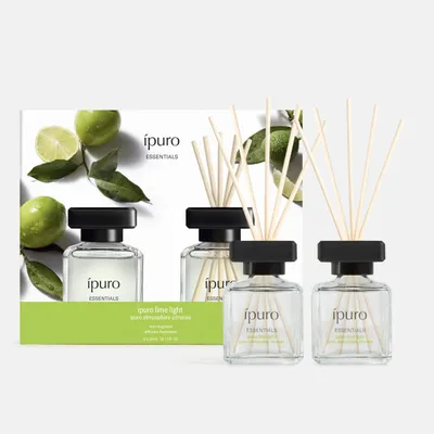 Produktbild von Raumduft ipuro Essentials LIME LIGHT 2x50 ml Diffuser Stäbchen Zitronengras