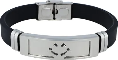 Produktbild von Akzent Silikon Armband "Kamryn" mit maritimen Element, verschiedene Längen