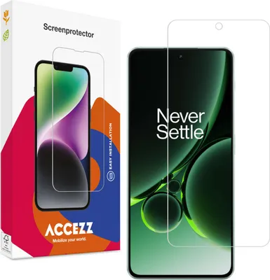 Image de Accezz Protecteur d'écran en verre trempé pour OnePlus Nord 3 / 4 - Transparent