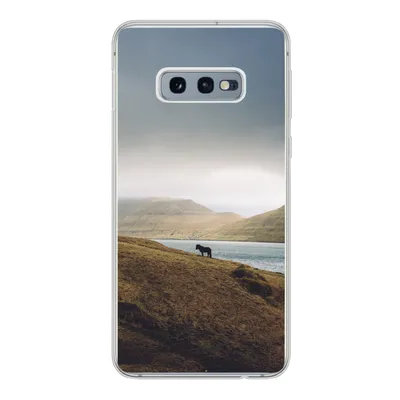 Produktbild von MuchoWow® Handyhülle Schutzhülle Hülle für Samsung Galaxy S10e Pferd - Berg - Landschaft Silikon Softcase Handy Hülle - Handy