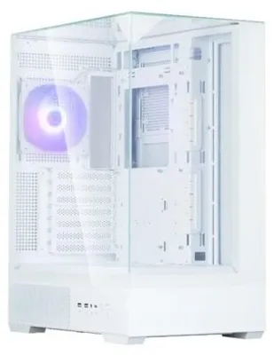 Image de ZALMAN PC case P40 Prism Mid-Tower Tempered Glass white
